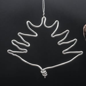 Sølv juletræ  – produktbillede