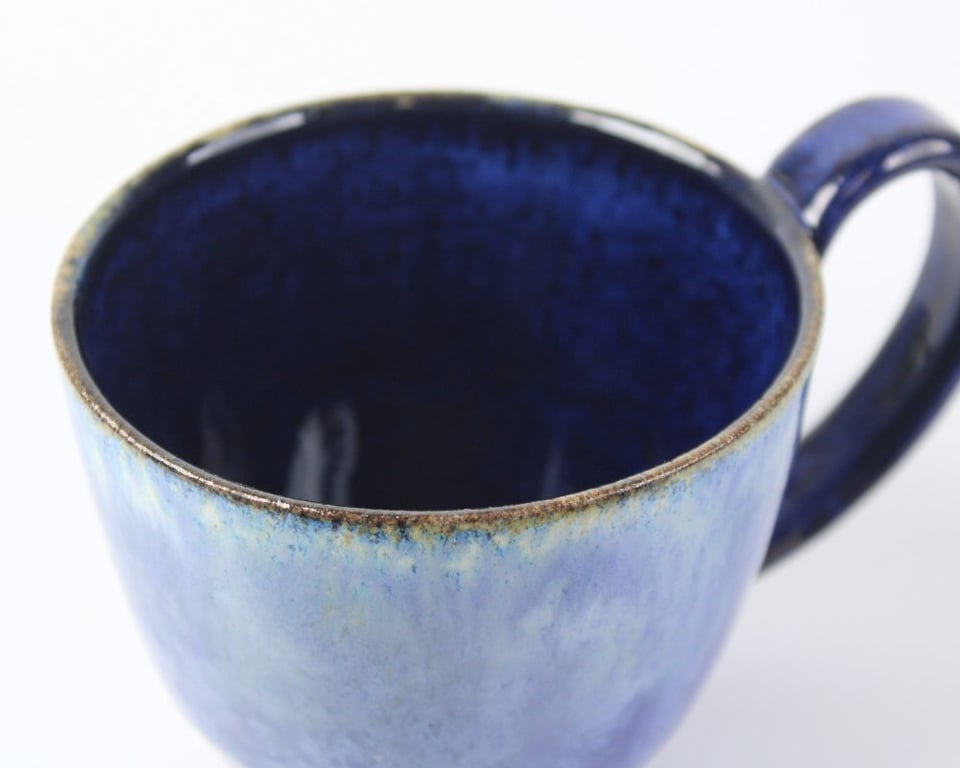 Kop - blå og gylden billede 2