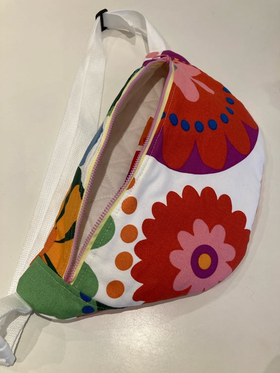 Bumbag m blomster  billede 2