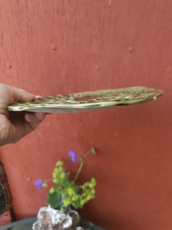 Frokost tallerken/mos grøn  billede 3