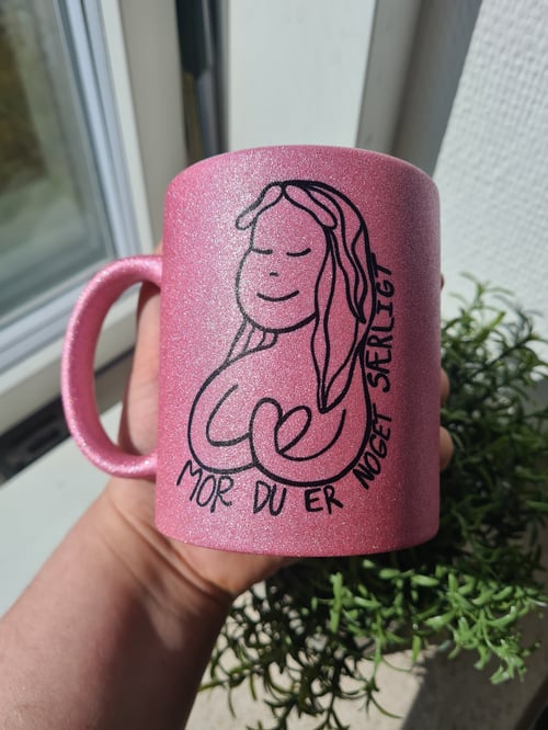 Krus: Mor du er noget særligt Pink Glimmer (2)