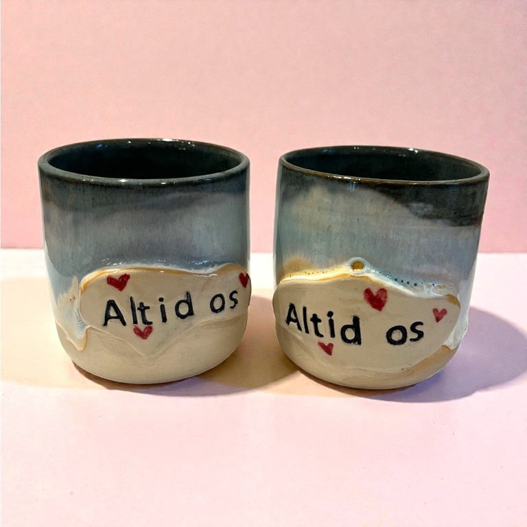 Kærlighedskopper – “Altid os / Bliv hos mig”