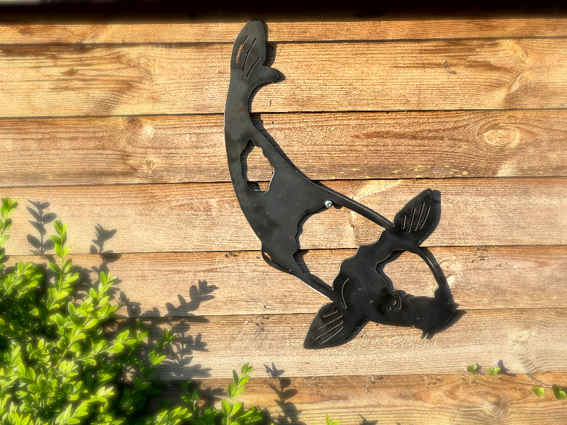 Koi fisk i jern