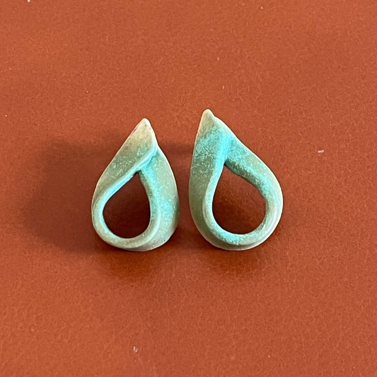 Grønne øreringe billede 8