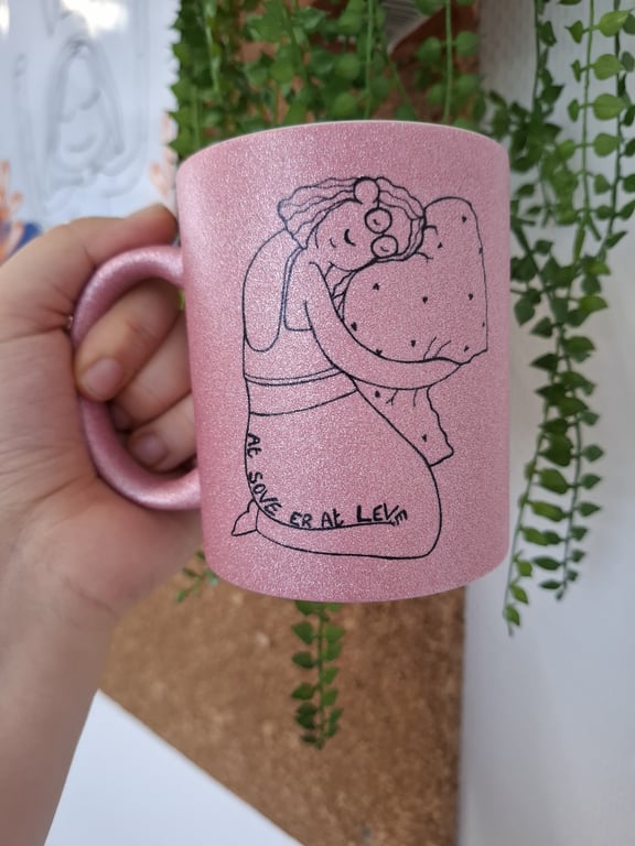 Krus: at sove er at leve Pink Glimmer billede 2