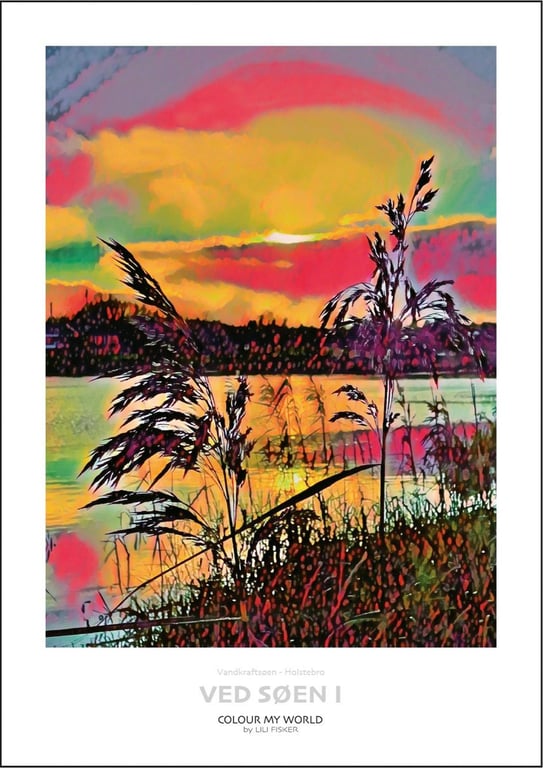 Ved søen I - Vandkraftsøen - A3 billede 2