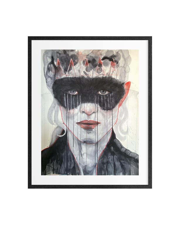 Masquerade - 76 cm x 56 cm  billede 2