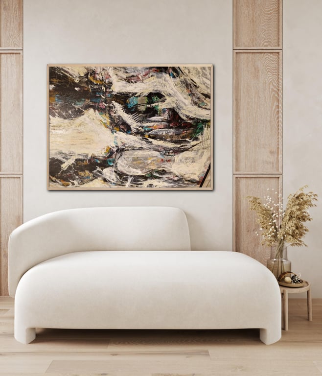 #1279 100x130 cm SOLD billede 4