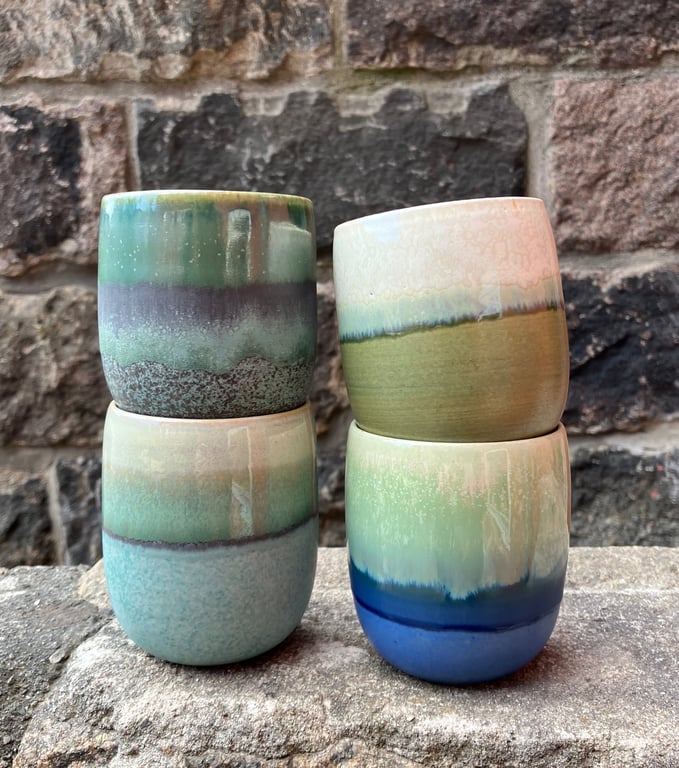 Hånddrejet kop billede 5