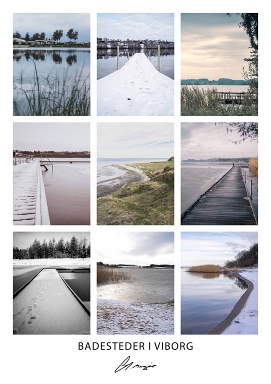 Fotoplaket - Viborg badesteder