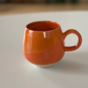 Buttet kop, orange / gul – produktbillede