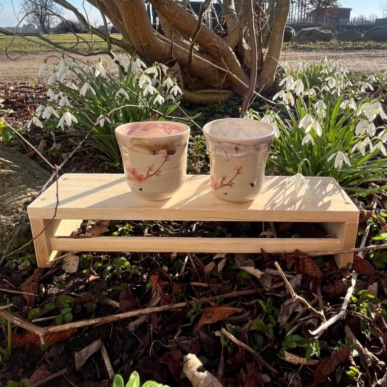 Sakura Kop uden hank – håndlavet keramik billede 2