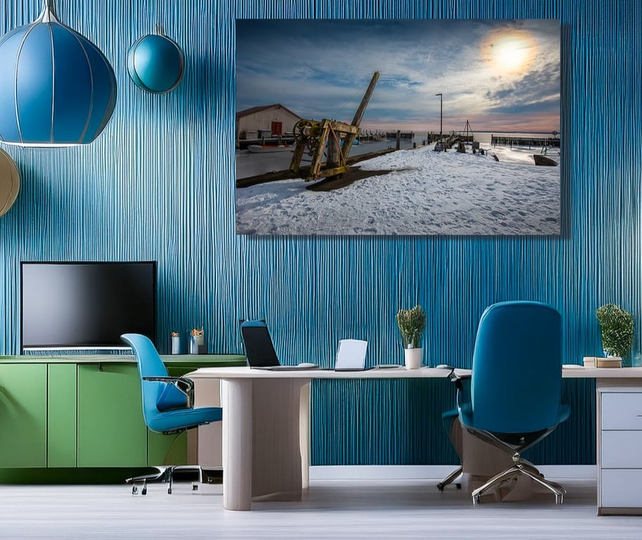 Rustik Vinter – Stavreby havn billede 3