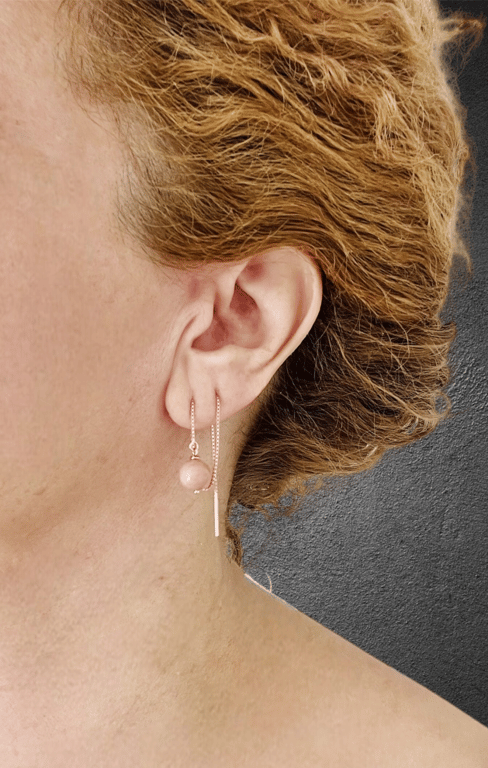 Ørekæder med Solsten billede 2