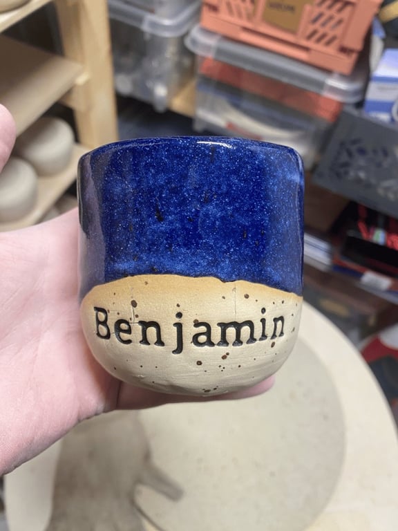 Navnekop med hank (bestilling) billede 4