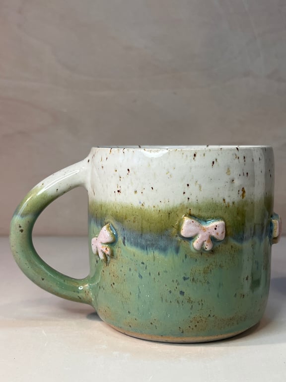 Sløjfe kop. 410 ml. H: 8,5 cm billede 2