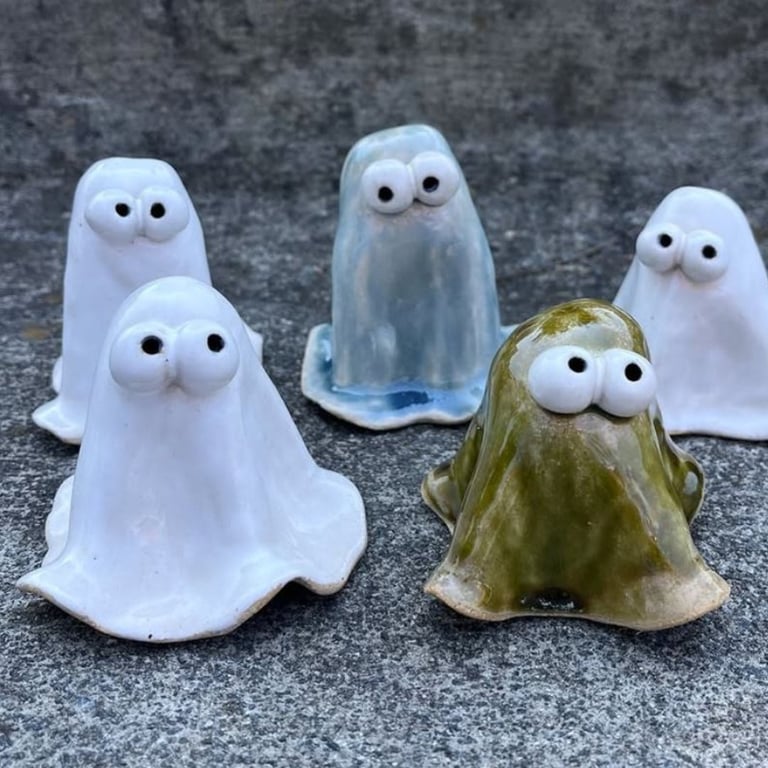 Spøgelse - googly eyes billede 7