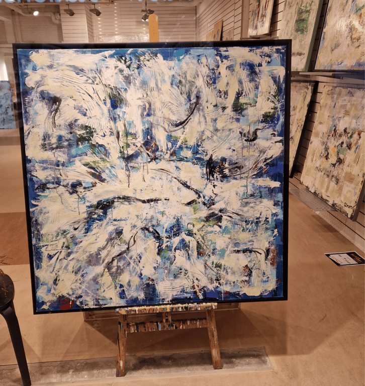 #1265  120x120 cm  SOLD billede 5