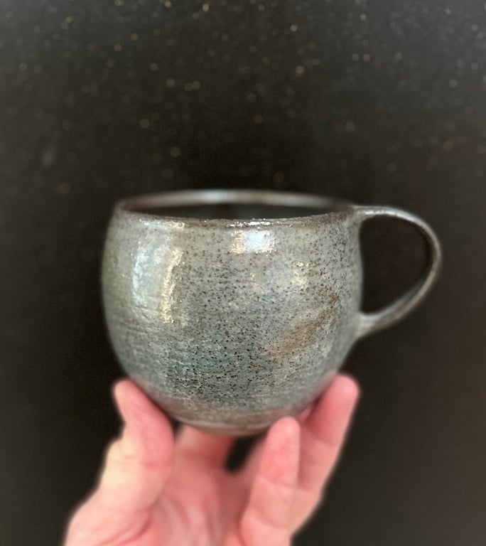 Kop med hank (S) - patina