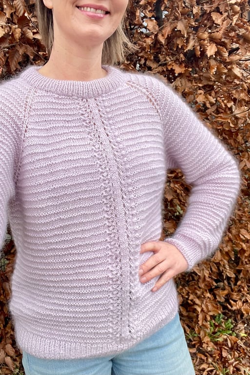 Stripe Sweater My Size strikkeopskrift billede 6