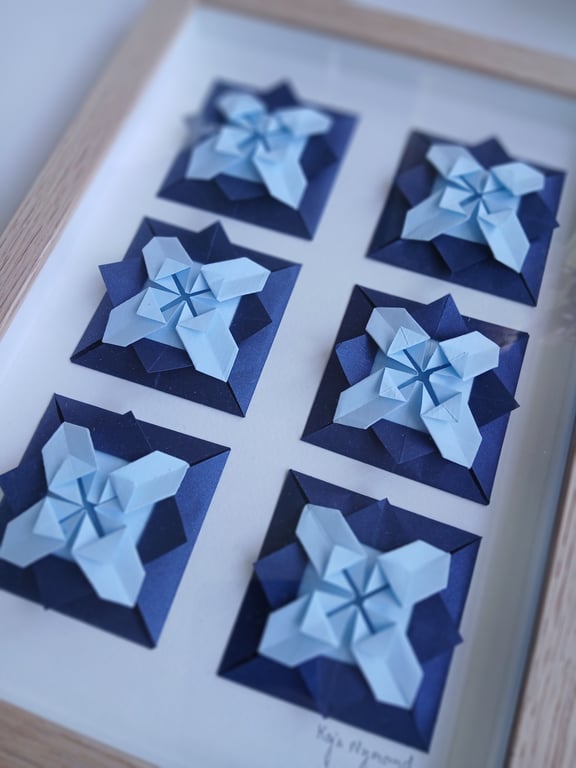 A4, foldet værk, indrammet (3)