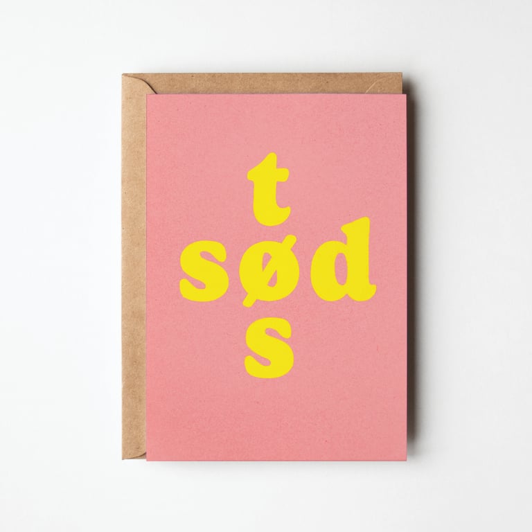 Sød tøs – koral – kort