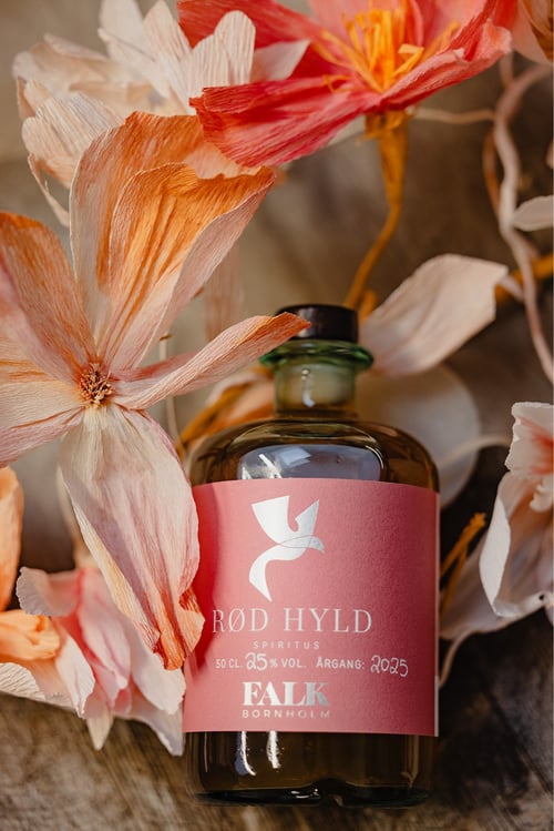 Rød hyld, 25% vol., årgang 2025