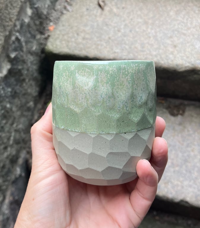 Facetskåret unika kop billede 6