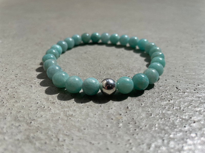 Glat perle 8 mm - 925 Sterlingsølv billede 4