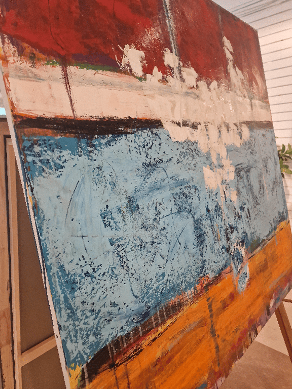 #1240  100x100 cm SOLD billede 2