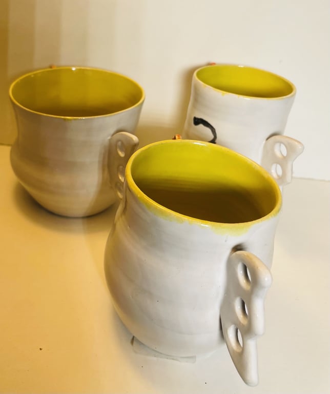 Keramik krus  - Påskekylling krus billede 3