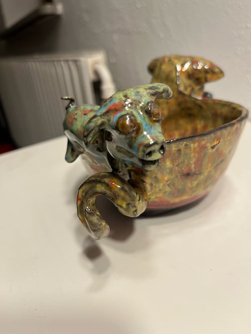 Gris med hund og grisling  (5)