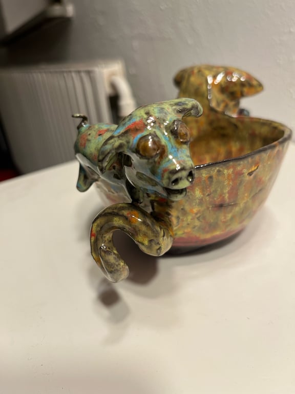 Gris med hund og grisling  billede 5