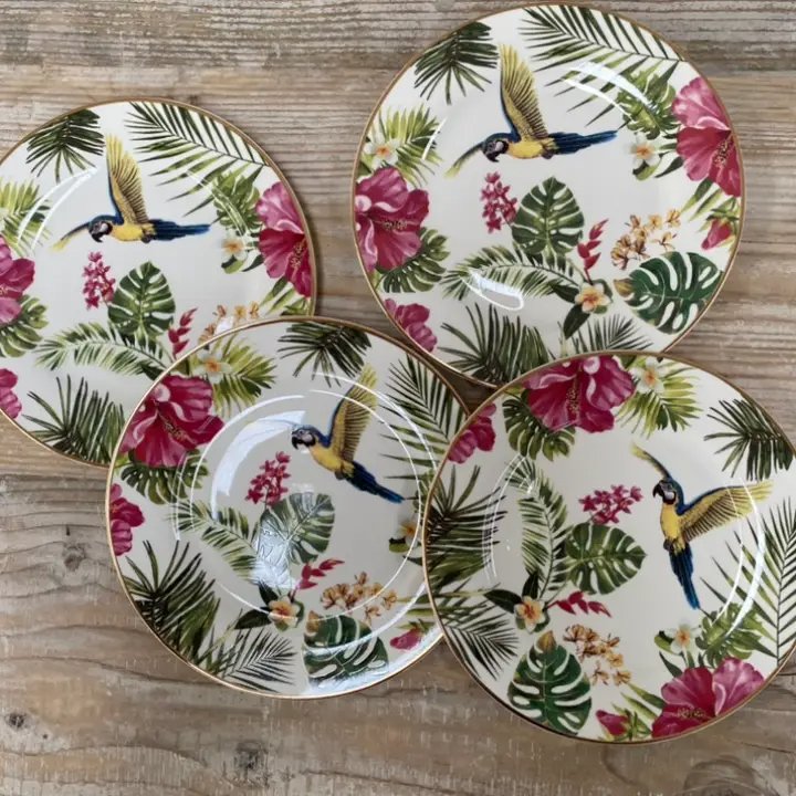 Bordo Oro "Tropici" Kagetallerken billede 2