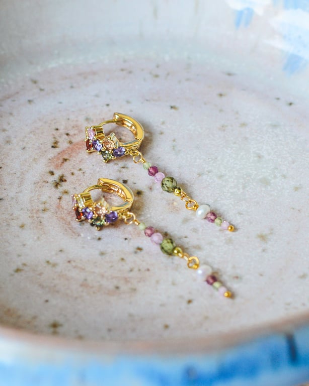 Nora - Grøn/Rosa billede 2