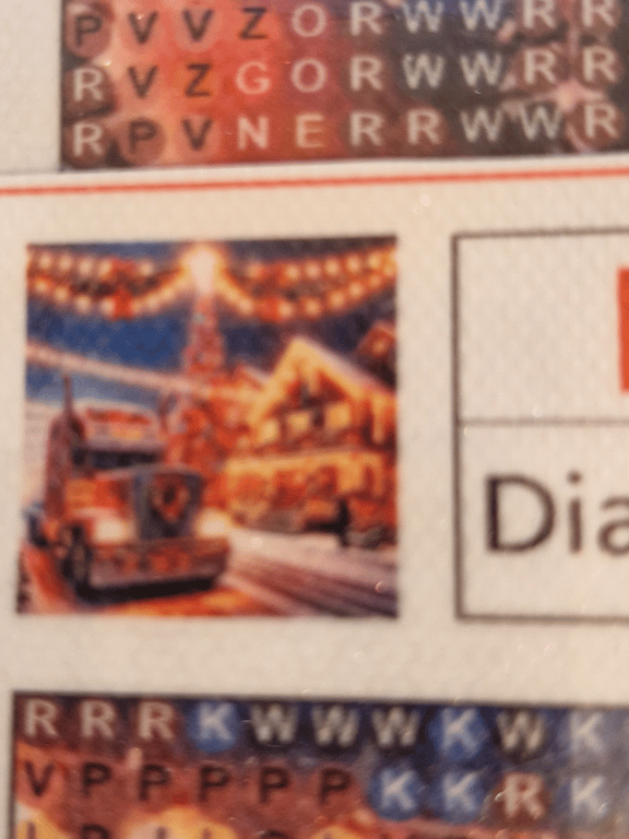 Her kommer jule lastbil og den er 20 ×20 