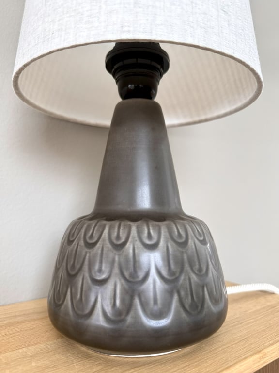 Upcycled vintage bordlampe - Søholm Keramik billede 2