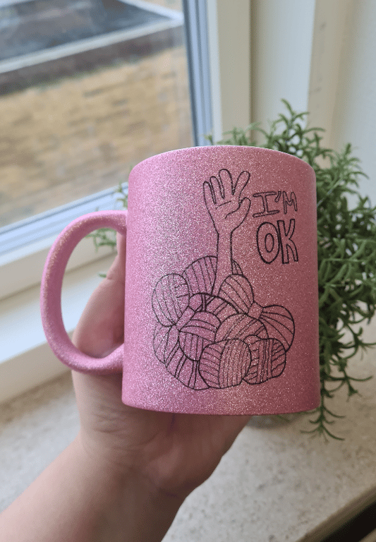 Krus: i'm ok Pink Glimmer