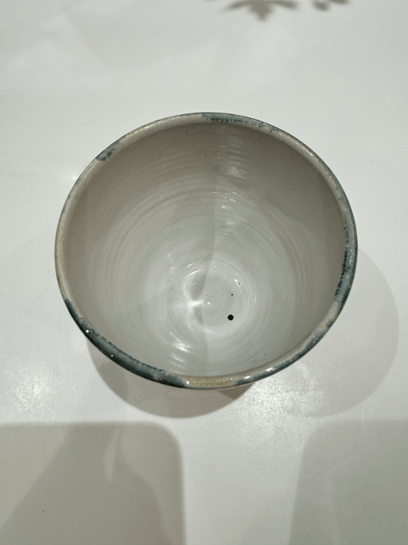 Kop uden hank, lys blå med prikker billede 3