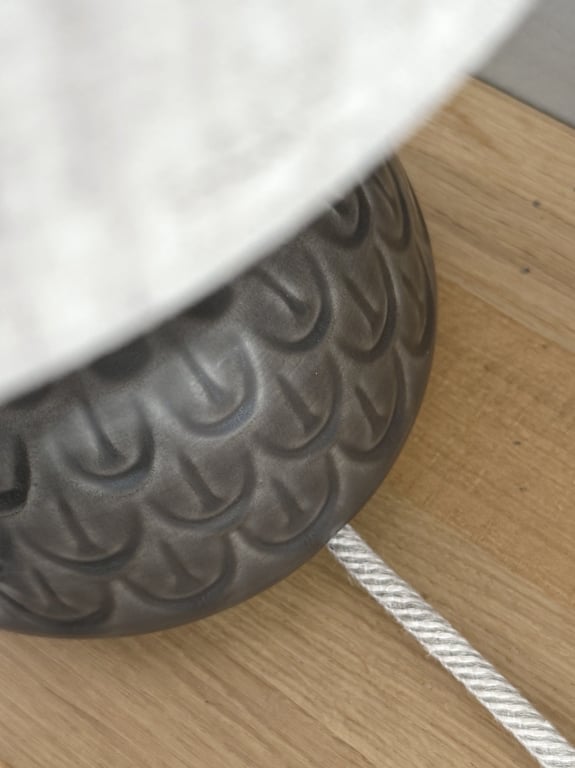 Upcycled vintage bordlampe - Søholm Keramik billede 3