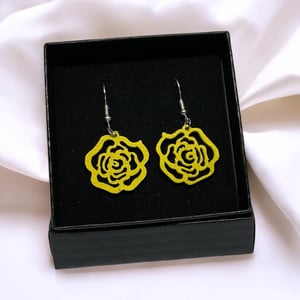 Gule Øreringe – produktbillede