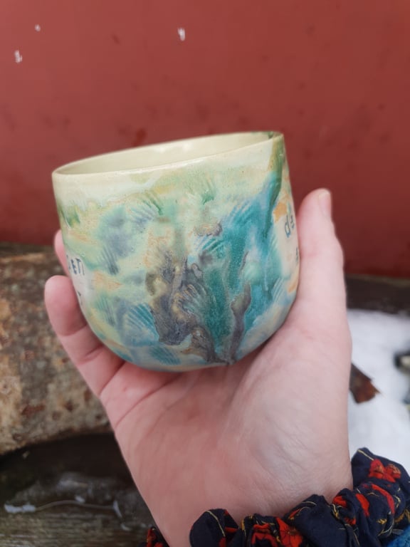 der findes en vej...giv tid...og den viser sig - kop uden hank billede 4