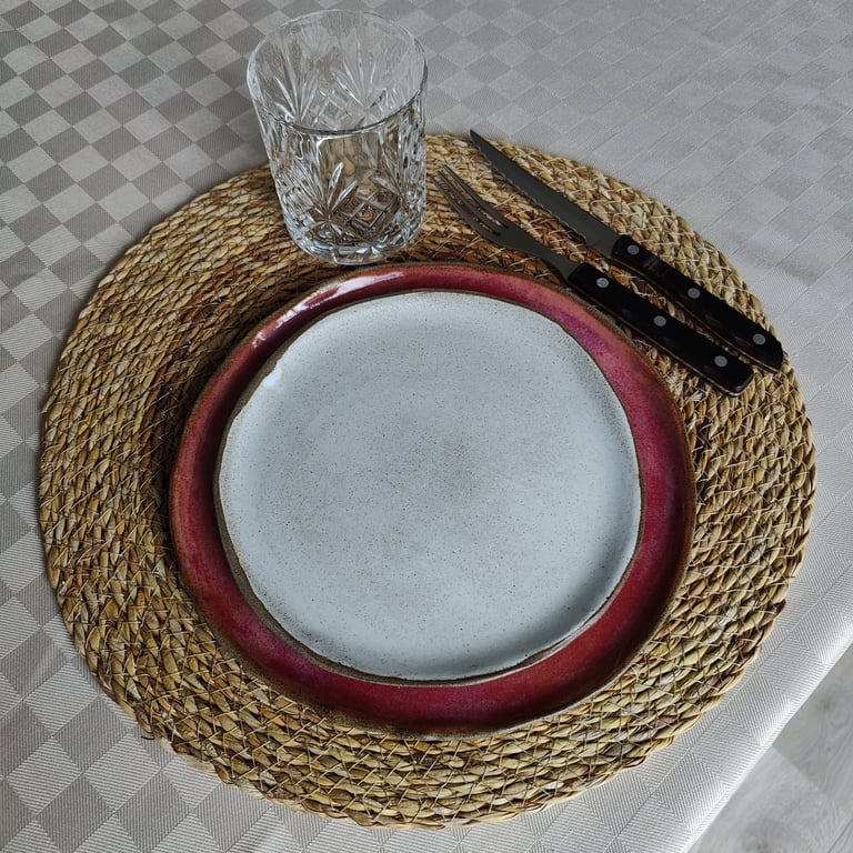 TALLERKEN Ø19 MAT HVID billede 3