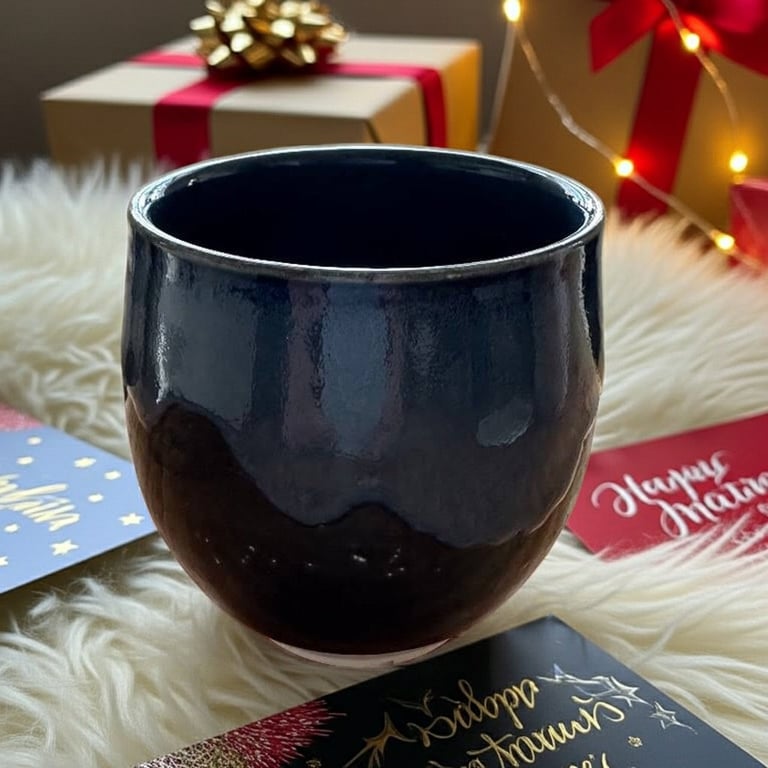 Kop Blå/grå/sort billede 2