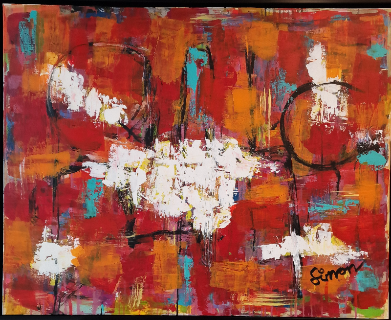#1198  80 x 100 cm  SOLD
