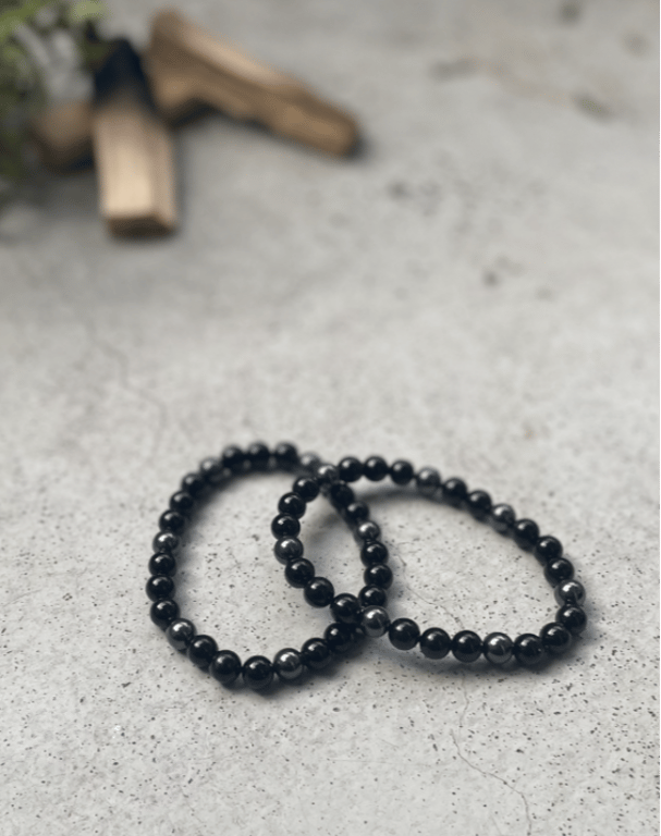 Sort Turmalin med Hæmatit - Kvalitet AA billede 3