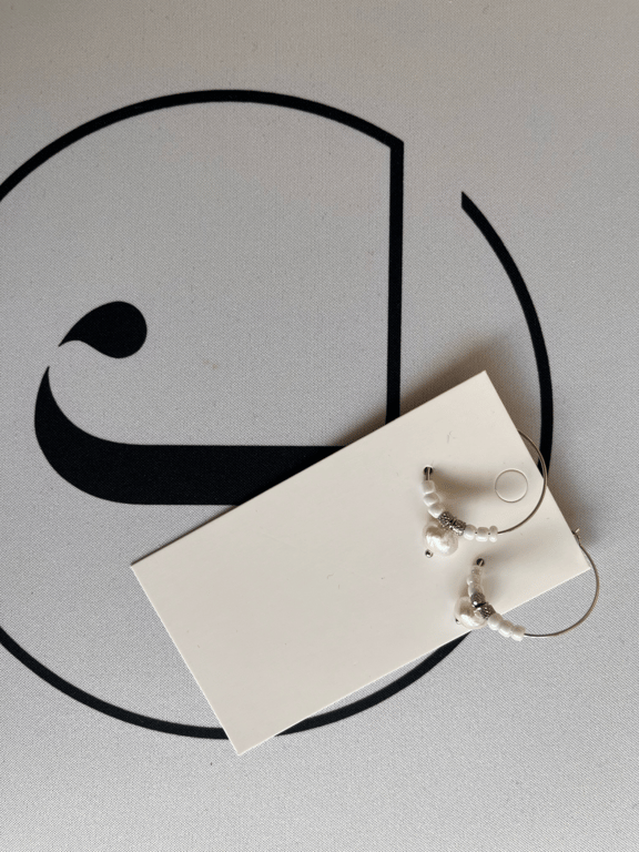 Miss øreringe med ferskvand perle billede 2