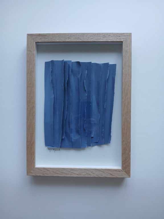 A4 relief papirværk, indrammet 