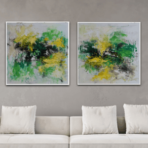 WILD N' GREEN (100x100) – produktbillede