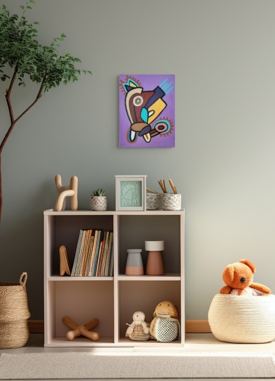 Akrylmaleri billede 3